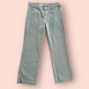 VTG Y2K Baggy Streetwear Dickies Khaki Pant Skate Size 18 Kids Women Small 30x29